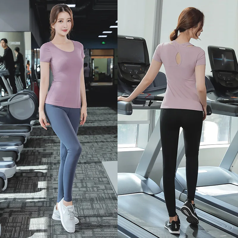 The new yoga suit for women running clothes beautiful back tight han edition gym suit
The new yoga suit for women running clothes beautiful back tight han edition gym suit