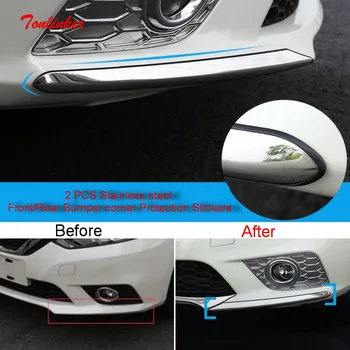 Tonlinker Exterior Front/Rear Bumper Corner Covers Sticker For Nissan SYLPHY 2016-18 Car Styling 2 PCS Stainless steel Covers
Tonlinker Exterior Front/Rear Bumper Corner Covers Sticker For Nissan SYLPHY 2016-18 Car Styling 2 PCS Stainless steel Covers