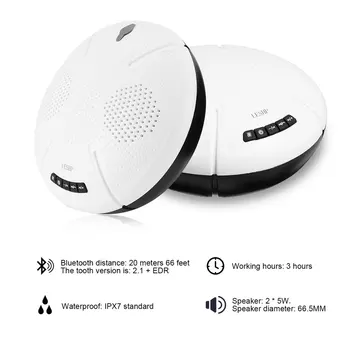 LESHP LED Indicator Handfree Speakerphone Wireless Waterproof IP x7 Floating Speaker For Any Device
LESHP LED Indicator Handfree Speakerphone Wireless Waterproof IP x7 Floating Speaker For Any Device