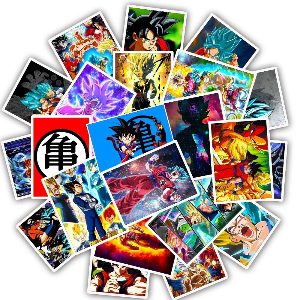 New 50-100Pcs Japanese Animation Dragon Ball Sticker For Skateboard Guitar DIY Home Decoration Luggage Laptop Super Saiyan Goku
New 50-100Pcs Japanese Animation Dragon Ball Sticker For Skateboard Guitar DIY Home Decoration Luggage Laptop Super Saiyan Goku