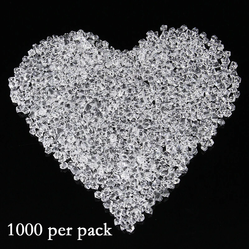 1000pcs Acrylic Simulation Ice Rock Crystal Stones Wedding Aquarium Vase Decor Home Garden Supplies
1000pcs Acrylic Simulation Ice Rock Crystal Stones Wedding Aquarium Vase Decor Home Garden Supplies