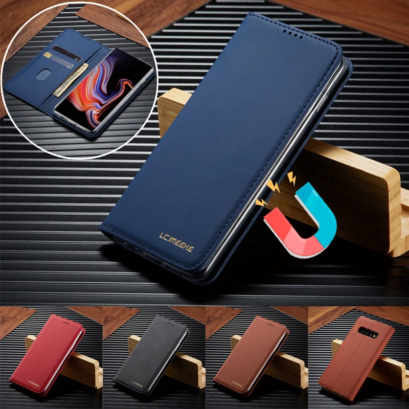Кожаный чехол-книжка в стиле ретро для Samsung Galaxy S20 Ultra S10 S9 S8 Plus чехол-бумажник