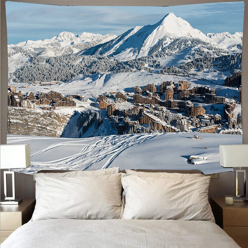 Beautiful snow mountain rock landscape pattern tapestry polyester psychedelic wall hanging hippie bedroom decoration tapestry
Beautiful snow mountain rock landscape pattern tapestry polyester psychedelic wall hanging hippie bedroom decoration tapestry