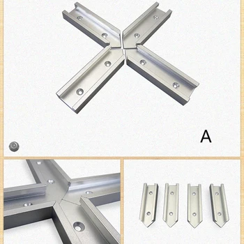 New 30 Type T-Track Aluminum Slot Miter Track Jig Fixture Intersection Chute Cross connecting Rod Flip Table Woodworking Tool
New 30 Type T-Track Aluminum Slot Miter Track Jig Fixture Intersection Chute Cross connecting Rod Flip Table Woodworking Tool