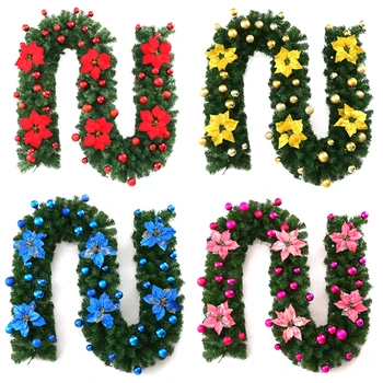 2.7m/9ft Christmas Decoration Wonderful Home Artificial Garland for Christmas with Mixed Decorations Xmas Decoration
2.7m/9ft Christmas Decoration Wonderful Home Artificial Garland for Christmas with Mixed Decorations Xmas Decoration