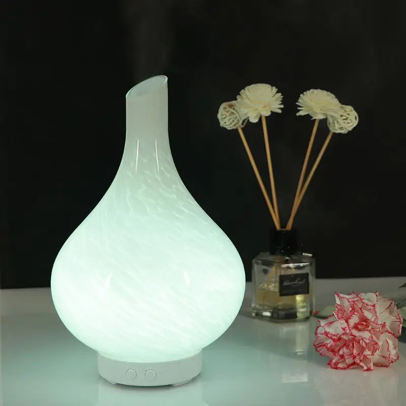 Colorful glass Vase Air Humidifier Air Aroma Purifier With 7 Color LED Lights Electric Aromatherapy Essential Oil Aroma Diffuser
Colorful glass Vase Air Humidifier Air Aroma Purifier With 7 Color LED Lights Electric Aromatherapy Essential Oil Aroma Diffuser