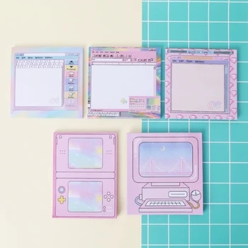 Creative Computer Game machine Shape Memo Pad Pink DIY Diary Sticky Notes Stationery Gift School Office Supplies C26
Creative Computer Game machine Shape Memo Pad Pink DIY Diary Sticky Notes Stationery Gift School Office Supplies C26