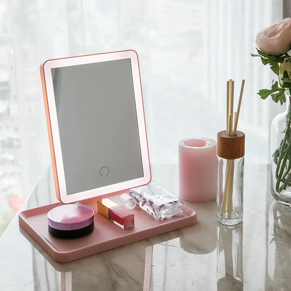Makeup Mirror with Natural White LED Daylight Detachable/Storage Base Touch screen dimming Control
Makeup Mirror with Natural White LED Daylight Detachable/Storage Base Touch screen dimming Control