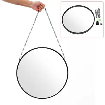 50cm Nordic Hanging Mirror Black Metal Round Removable Wall Mount Mirror Salon Wall Art Toilet Bathroom For Home Decor
50cm Nordic Hanging Mirror Black Metal Round Removable Wall Mount Mirror Salon Wall Art Toilet Bathroom For Home Decor