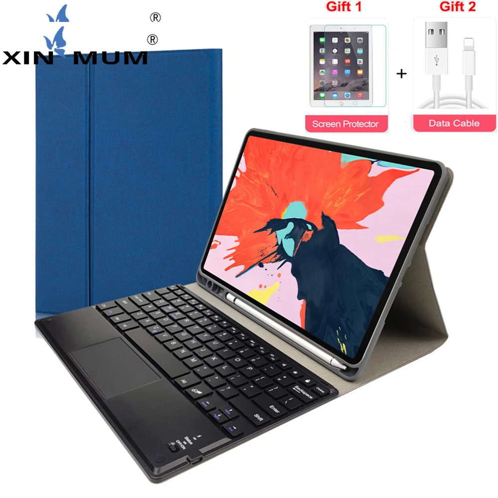 Removable Keyboard for iPad Pro 12.9" 2020 11inch Tablet Bluetooth Keyboard Case Leather Shell Gift Tempered Glass Screen Film
Removable Keyboard for iPad Pro 12.9" 2020 11inch Tablet Bluetooth Keyboard Case Leather Shell Gift Tempered Glass Screen Film