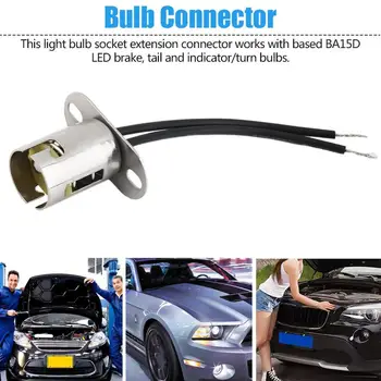 New 1Pc Car Parts Ceramic Socket Xenon LED Light Bulb Socket Holder Auto Truck Connector Extension S25 BA15D
New 1Pc Car Parts Ceramic Socket Xenon LED Light Bulb Socket Holder Auto Truck Connector Extension S25 BA15D