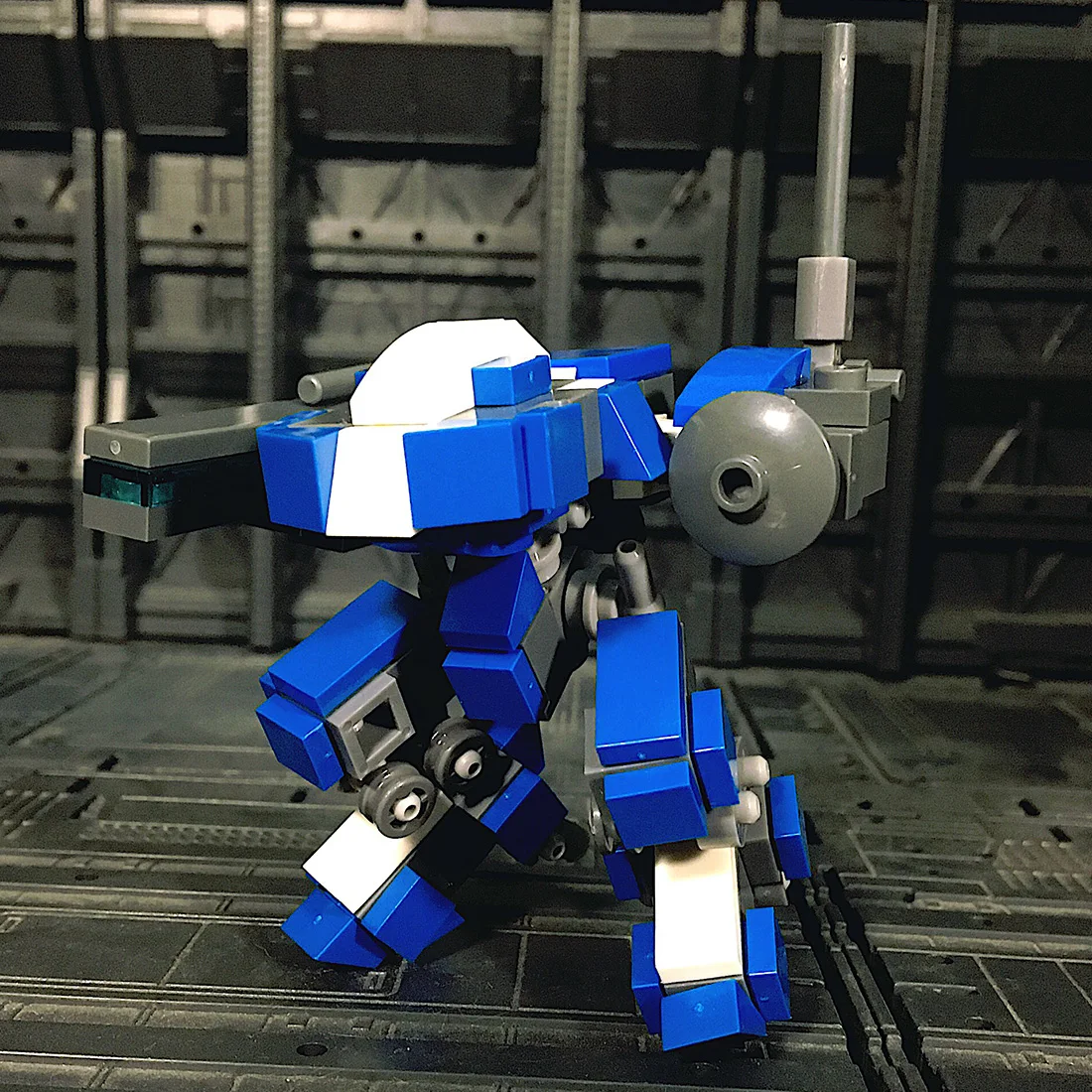 125Pcs STEM MOC RE Two-legged Mecha Type 1 Model Small Particle Building Blocks Educational Toy Set - Blue White
125Pcs STEM MOC RE Two-legged Mecha Type 1 Model Small Particle Building Blocks Educational Toy Set - Blue White