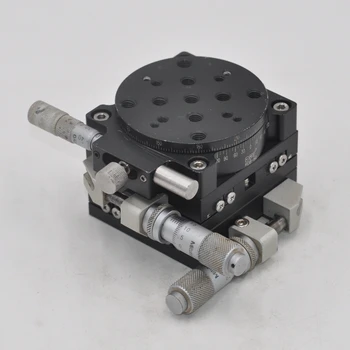 DPI 3D XYR axis optical manual S2-60L.R cross guide rail RDB-60 rotary fine adjustment slide table
DPI 3D XYR axis optical manual S2-60L.R cross guide rail RDB-60 rotary fine adjustment slide table