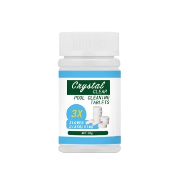50Pcs/Bottle Swimming Pool Cleaning Multi Use Effervescent Chlorine Tablets Swimming Pool Clarifier Multifunctional Cleaner
50Pcs/Bottle Swimming Pool Cleaning Multi Use Effervescent Chlorine Tablets Swimming Pool Clarifier Multifunctional Cleaner