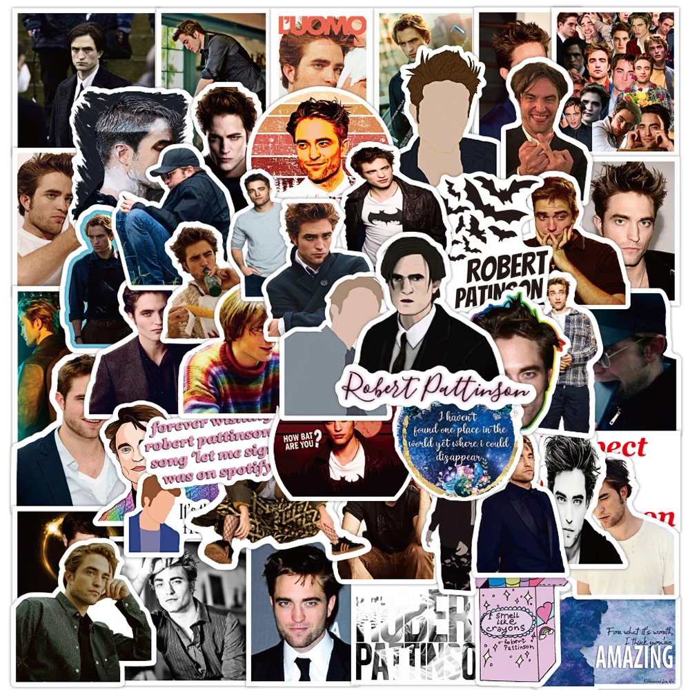 50PCS Actor Robert Pattinson Stickers Laptop Guitar Luggage Fridge Skateboard Car Waterproof Cool Sticker Decal Kids Classic Toy 
50PCS Actor Robert Pattinson Stickers Laptop Guitar Luggage Fridge Skateboard Car Waterproof Cool Sticker Decal Kids Classic Toy