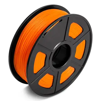 

PLA 3D Printer Filament for FDM Printer Pen Printing Orange 1kg 1.75mm with Spool 0.02mm Tolerance No Bubble Harmless Material