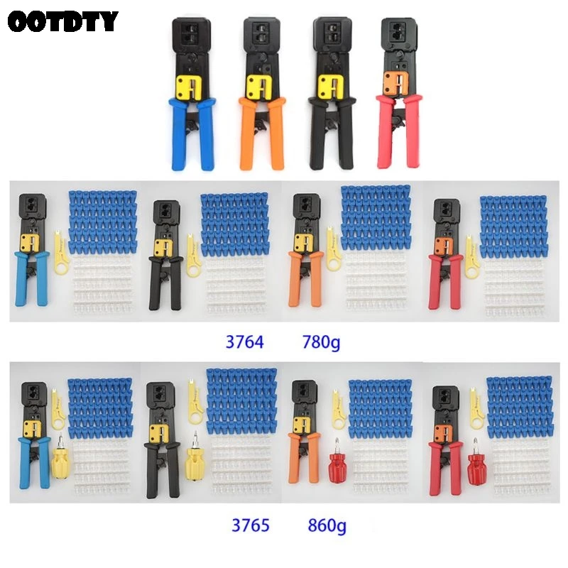 Crimping Plier Crimper Wire Stripper Cable Cutter Screwdriver Ethernet Connectors Covers Cat5e Tool Kit
Crimping Plier Crimper Wire Stripper Cable Cutter Screwdriver Ethernet Connectors Covers Cat5e Tool Kit