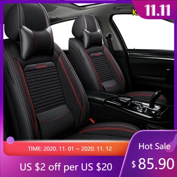 KADULEE flax car seat covers for Mercedes Benz W203 W210 W211 AMG W204 C E S CLS CLK CLA SLK A20 class Car-Styling car seats