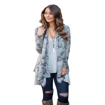 Women Casual Camouflage Print Long Sleeve Winter/Spring/Autumn Irregular Cardigan None Coat Hips Length
Women Casual Camouflage Print Long Sleeve Winter/Spring/Autumn Irregular Cardigan None Coat Hips Length