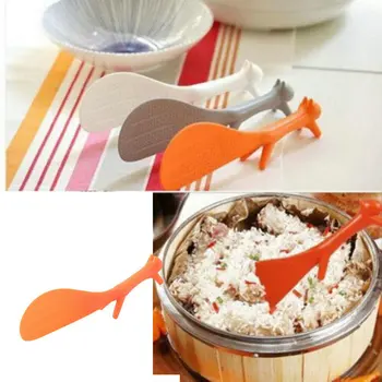 Cute Kitchen Squirrel Shape Rice Paddle Scoop Spoon Ladle Novelty Ladle No-stick Rice Paddle Meal Spoon Color Random 
Cute Kitchen Squirrel Shape Rice Paddle Scoop Spoon Ladle Novelty Ladle No-stick Rice Paddle Meal Spoon Color Random