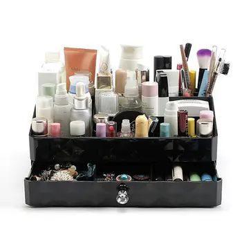 25L Waterproof Plastic Cosmetics Makeup Box Large Capacity ABS Cosmetic Case Home Bathroom Storage Box
25L Waterproof Plastic Cosmetics Makeup Box Large Capacity ABS Cosmetic Case Home Bathroom Storage Box