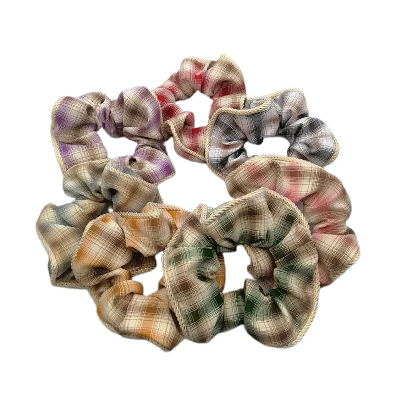 New Fashion JK Plaid Scrunchies Women Girl Elastic Hair Ties Bands Ponytail Holder Headband Headdress Sweet Hair Accessories
New Fashion JK Plaid Scrunchies Women Girl Elastic Hair Ties Bands Ponytail Holder Headband Headdress Sweet Hair Accessories