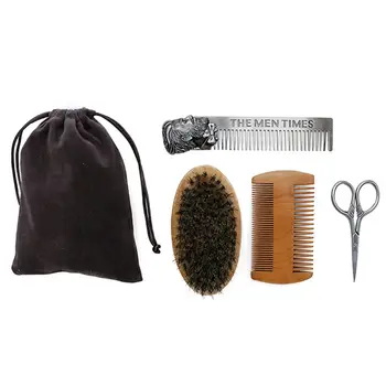 Fancy 4pcs/set Grooming Beard Kit for Men Comb Scissors Kit Care and Trimming X7YB
Fancy 4pcs/set Grooming Beard Kit for Men Comb Scissors Kit Care and Trimming X7YB