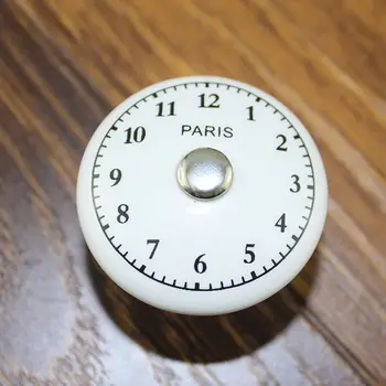 Ceramic Single Hole Furniture Handle Clock Digital European Pattern Retro Cabinet Door Drawer Button Handle Home Improvement Har
Ceramic Single Hole Furniture Handle Clock Digital European Pattern Retro Cabinet Door Drawer Button Handle Home Improvement Har