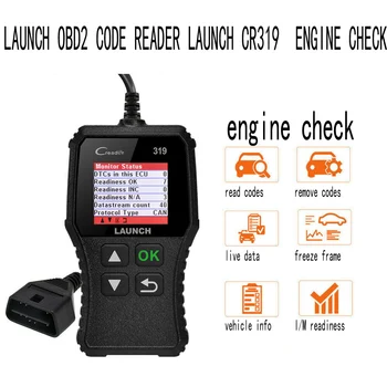 Automotive OBD Code Reader OBD2 Scanner Car Check Engine Fault Diagnostic Tool 319 Full OBD2 Scanner LAUNCH X431 Creadeer 319
Automotive OBD Code Reader OBD2 Scanner Car Check Engine Fault Diagnostic Tool 319 Full OBD2 Scanner LAUNCH X431 Creadeer 319