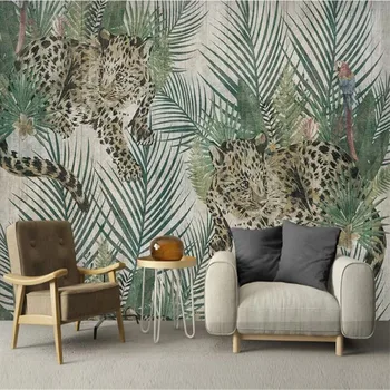 Customized custom wallpaper mural European modern retro green plant leaves tiger background wallpaper mural
Customized custom wallpaper mural European modern retro green plant leaves tiger background wallpaper mural