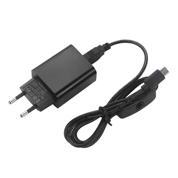 Switch Cable Computer Black ABS 5V 3A Adapter USB Type-C Power Supply Charger On Off Accessories Plug For Raspberry Pi 4
Switch Cable Computer Black ABS 5V 3A Adapter USB Type-C Power Supply Charger On Off Accessories Plug For Raspberry Pi 4