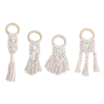 4pcs Tassel Wood Grinder Teeth Grinding Toy Hand Grasp Toy Infant Teether for Baby Toddler Infant Newborn
4pcs Tassel Wood Grinder Teeth Grinding Toy Hand Grasp Toy Infant Teether for Baby Toddler Infant Newborn