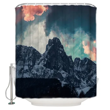 Alpine Landscape With Dramatic Cloud Formation Shower Curtain Decor with Hooks Waterproof
Alpine Landscape With Dramatic Cloud Formation Shower Curtain Decor with Hooks Waterproof