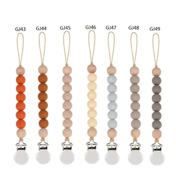 Dummy Clips Baby Pacifier Chain Silicone Teething Toys Soothie Pacifier Holder F3ME
Dummy Clips Baby Pacifier Chain Silicone Teething Toys Soothie Pacifier Holder F3ME