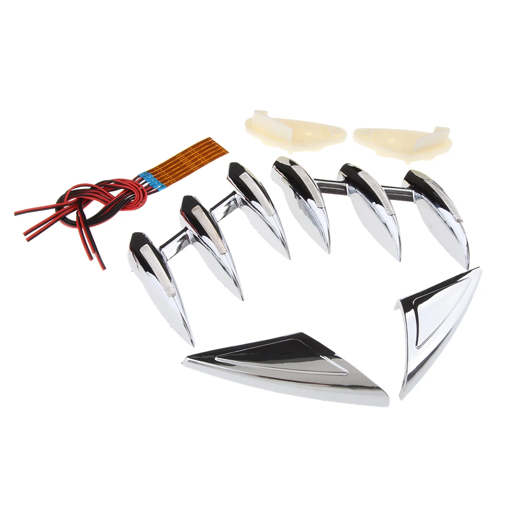Motorcycle Front Fender Trim Cover Turn Signal Light Trims FOR Honda Gold Wing GL1800 01-11 Motorcycle Front Fender Trim Cover Turn Signal Light Trims FOR Honda Gold Wing GL1800 01-11