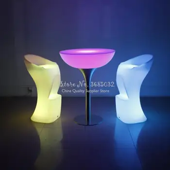 Hot LED Bar Table with Rechargeable Cordless Decorative Light Luminous Stool with 7 Colors Remote Control 60x60x56cm
Hot LED Bar Table with Rechargeable Cordless Decorative Light Luminous Stool with 7 Colors Remote Control 60x60x56cm