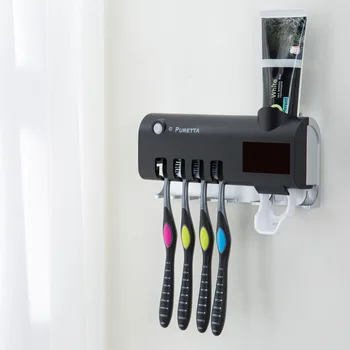 Solar UV LED Sterilizing Multifunctional toothbrush Device UV Sterilization Photocatalyst Bacteriostatic Toothbrush holder
Solar UV LED Sterilizing Multifunctional toothbrush Device UV Sterilization Photocatalyst Bacteriostatic Toothbrush holder