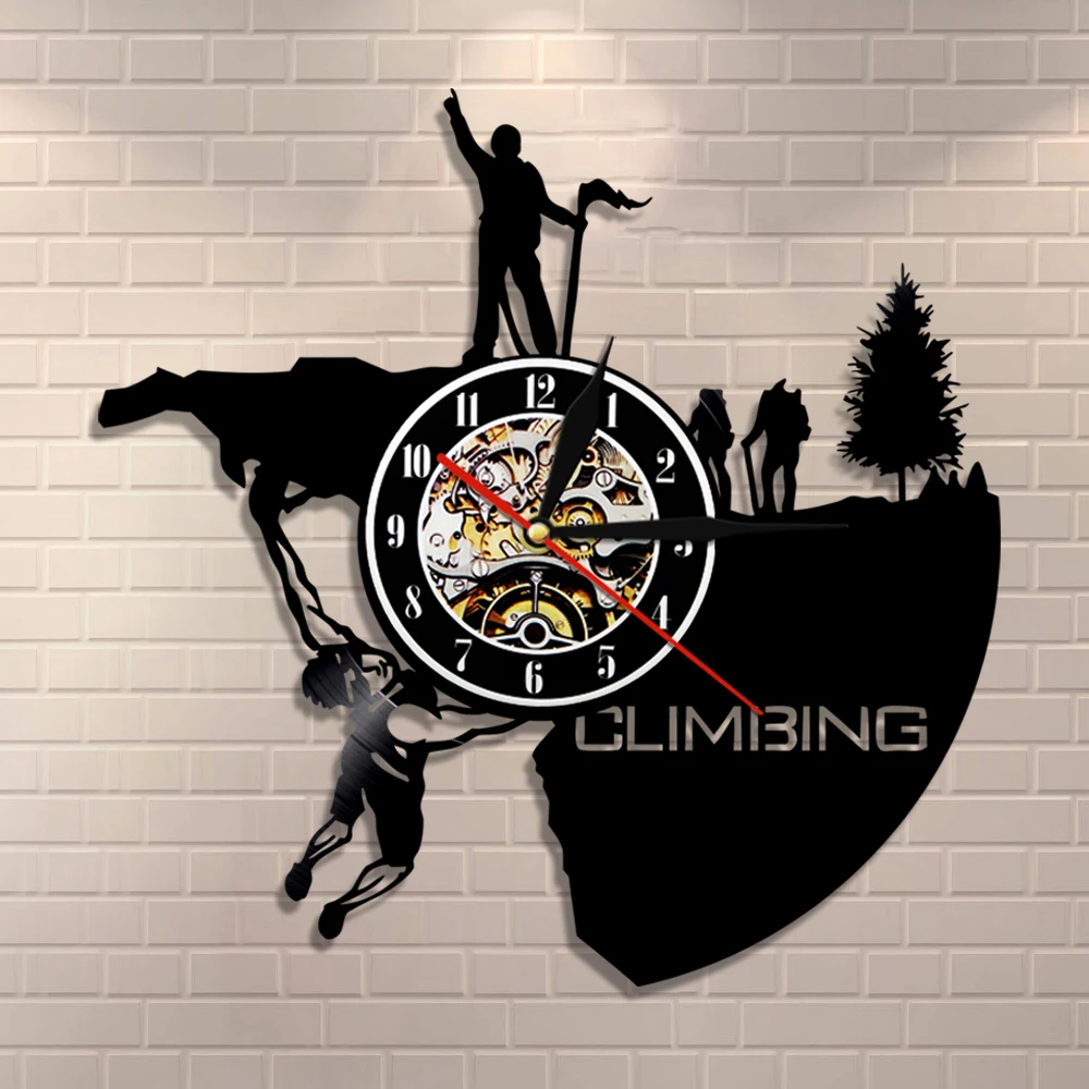 Mountain Rock Climbing Home Decor Wall Clock Extreme Rock Climbing Design Vinyl Record Clock Sports Gift Hiking Climbing Lovers
Mountain Rock Climbing Home Decor Wall Clock Extreme Rock Climbing Design Vinyl Record Clock Sports Gift Hiking Climbing Lovers