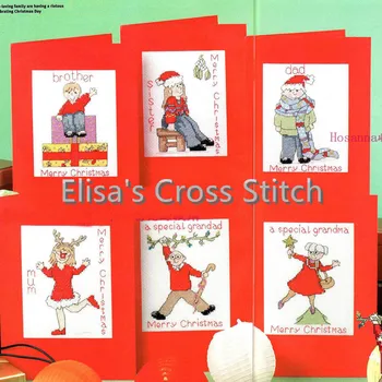 CD100 14ct Cross Stitch Kit Card Package Greeting Card Needlework Counted Cross-Stitching Kits Christmas Gift FAMILY FUN
CD100 14ct Cross Stitch Kit Card Package Greeting Card Needlework Counted Cross-Stitching Kits Christmas Gift FAMILY FUN