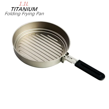 Ultralight Titanium Fry Pan Bowl Home Outdoor Tableware Camping Cookware Titanium Pan Utensils Hiking Picnic Cooking Frying Pan
Ultralight Titanium Fry Pan Bowl Home Outdoor Tableware Camping Cookware Titanium Pan Utensils Hiking Picnic Cooking Frying Pan