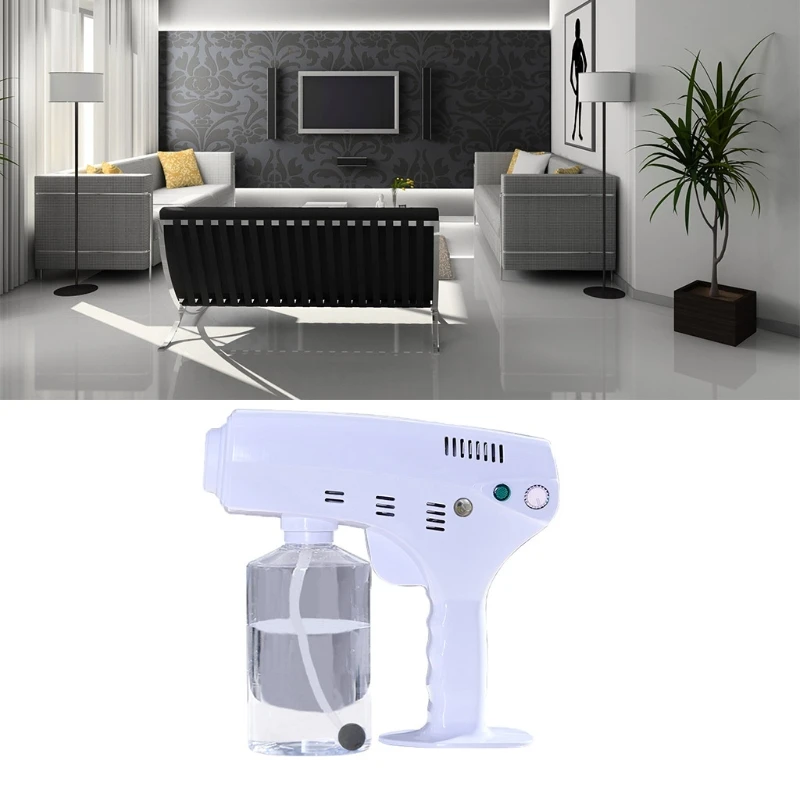 Rechargeable Wireless Household Handheld Nano Atomizer Blue Ray Anion Sprayer Machine Steam Spray Air Cleaning Equipment
Rechargeable Wireless Household Handheld Nano Atomizer Blue Ray Anion Sprayer Machine Steam Spray Air Cleaning Equipment