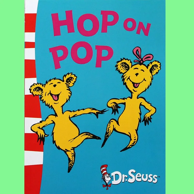 

Hop On Pop Dr.Seuss Interesting Story Parent Child Kids Early Education Picture English Book Christmas Birthday Gift