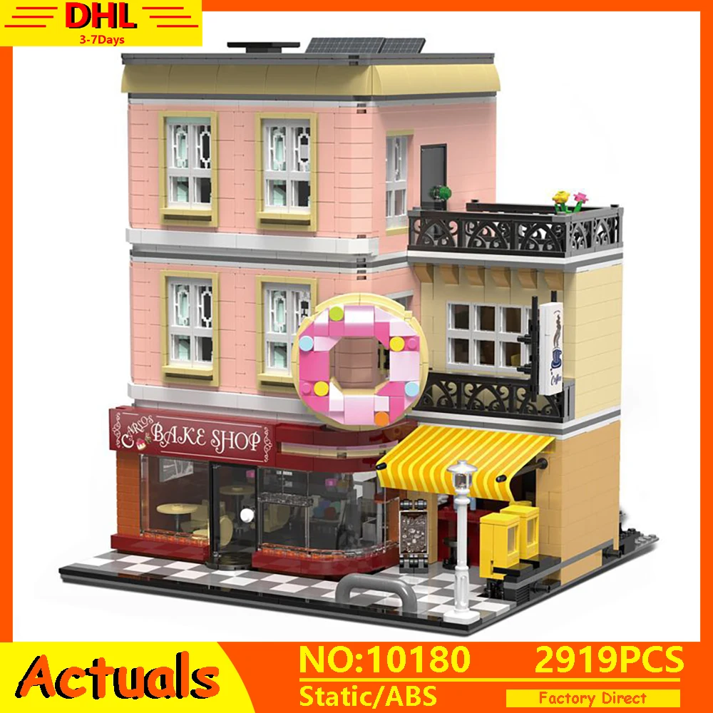 MOC Creator Expert City Streetview Series The Cake Bake Shop store Model Kit Building Blocks Bricks Toys Children Christmas Gift
MOC Creator Expert City Streetview Series The Cake Bake Shop store Model Kit Building Blocks Bricks Toys Children Christmas Gift