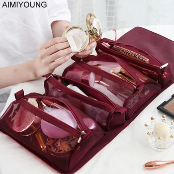AIMIYOUNG Traveling Hanging Cosmetic Bag Women Zipper Case Make Up Wash Bag Makeup Bags Necessaries Storage Organizer Toilet Bag
AIMIYOUNG Traveling Hanging Cosmetic Bag Women Zipper Case Make Up Wash Bag Makeup Bags Necessaries Storage Organizer Toilet Bag
