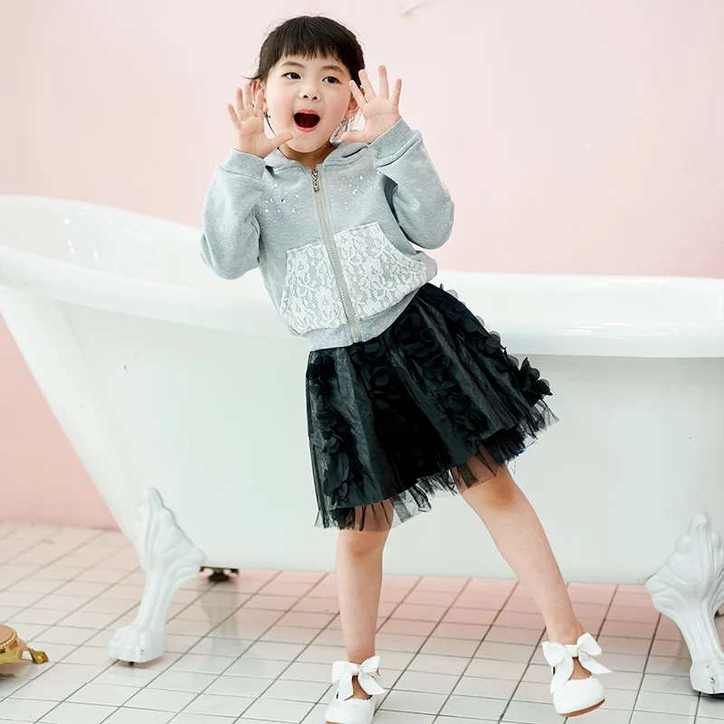 Pettigirl Hot Sales Girls Set Clothing Grey Coat + Black Skirt Girl Fashion Kids Outfits Children Clothes HCS80813-80F
Pettigirl Hot Sales Girls Set Clothing Grey Coat + Black Skirt Girl Fashion Kids Outfits Children Clothes HCS80813-80F