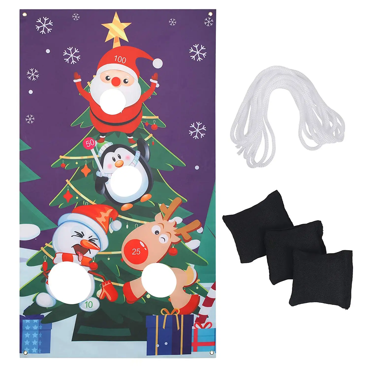 metable Christmas Toss Game, Xmas Tree Target Game with 3pcs Throwing Bean Bags for Kids Adults Indoor Outdoor Garden Game Gift
metable Christmas Toss Game, Xmas Tree Target Game with 3pcs Throwing Bean Bags for Kids Adults Indoor Outdoor Garden Game Gift