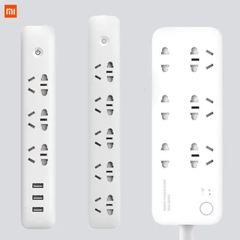 XIAOMI Smart Home Power Strip Electrical Socket Wifi App Wireless Remote Control 3/5/6 Ports 3 USB Outlet Plug
XIAOMI Smart Home Power Strip Electrical Socket Wifi App Wireless Remote Control 3/5/6 Ports 3 USB Outlet Plug