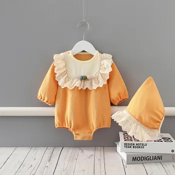 Baby Girls Romper Baby Girl Ruffled Solid Color Long Sleeve Toddler Newborn Outfits 2pc Set Jumpsuit Romper Baby Girl Clothes
Baby Girls Romper Baby Girl Ruffled Solid Color Long Sleeve Toddler Newborn Outfits 2pc Set Jumpsuit Romper Baby Girl Clothes