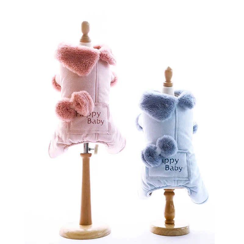 Clothes for Dogs 2019 Autumn and Winter Four Legs Pet Jumpsuits Dog Costumes Pink and Blue Colors Warm and Thick Jackets for Dog 
Clothes for Dogs 2019 Autumn and Winter Four Legs Pet Jumpsuits Dog Costumes Pink and Blue Colors Warm and Thick Jackets for Dog