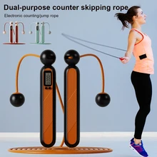 2 in 1 Cordless Jump Rope Weighted Adjustable Skipping Rope with Counter for Weight Loss Fitness Workout Equipment Tangle-Free
2 in 1 Cordless Jump Rope Weighted Adjustable Skipping Rope with Counter for Weight Loss Fitness Workout Equipment Tangle-Free